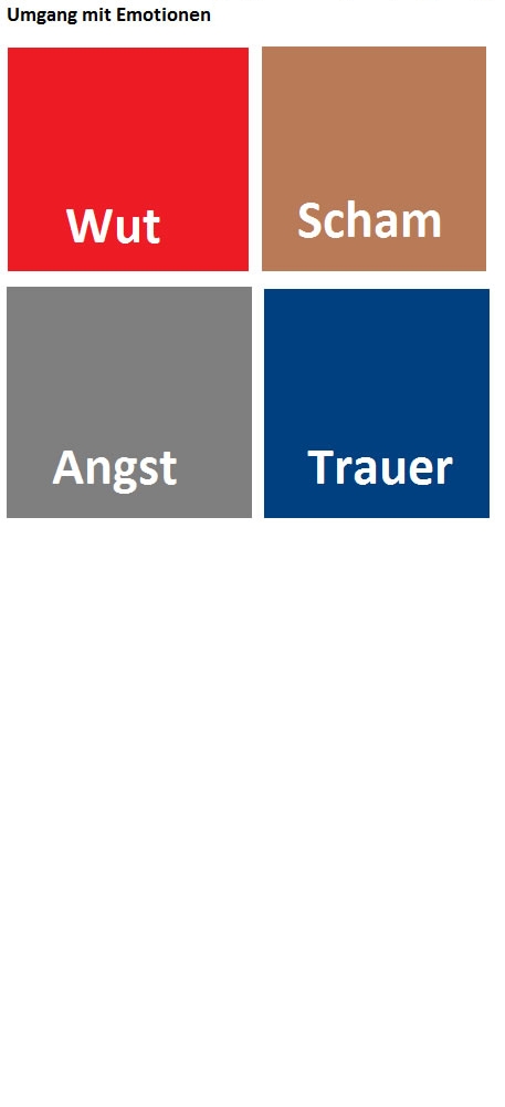 Umgang mit Emotionen